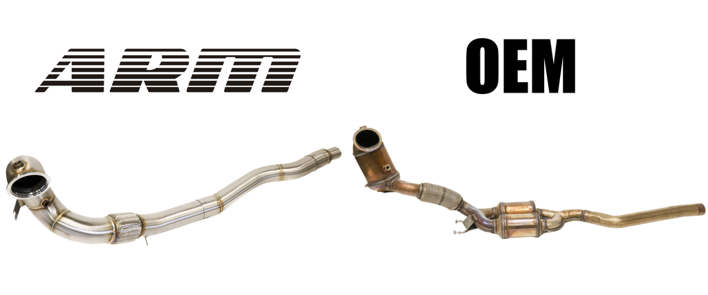 DOWNPIPE 4" VOLKSWAGEN GOLF R MK8 / AUDI S3 8Y
