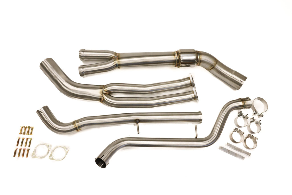 BMW N54 E-SERIES 135i 335i 3.5" RESONATED MIDPIPE
