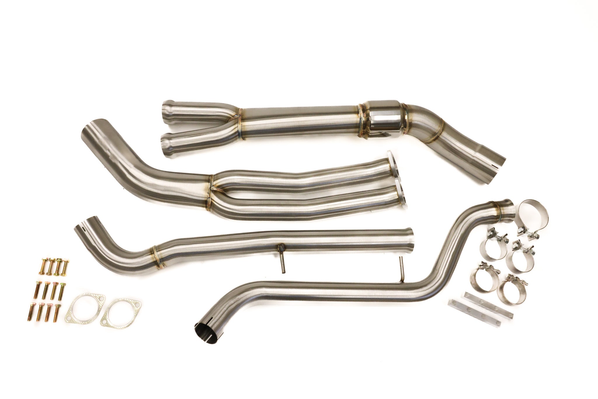 BMW N54 E-SERIES 135i 335i 3.5" RESONATED MIDPIPE