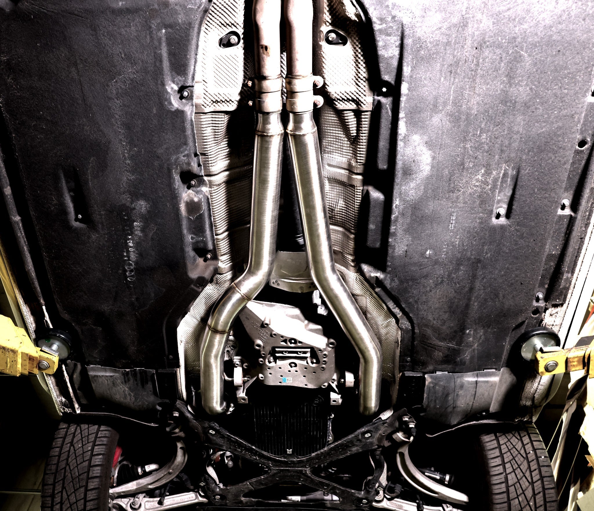 MIDPIPES AUDI B9 S4 S5 3.0T 3" 