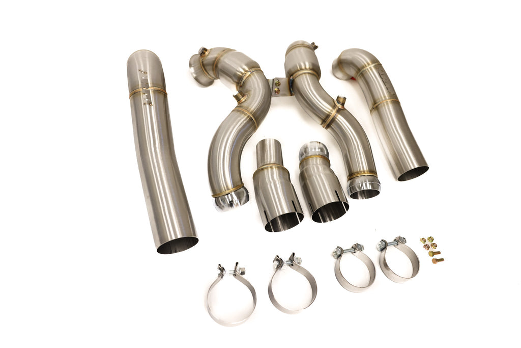 MERCEDES-BENZ AMG GT 3.5" CATTED DOWNPIPES - C190 GT/GTS/GTC/GTR M178